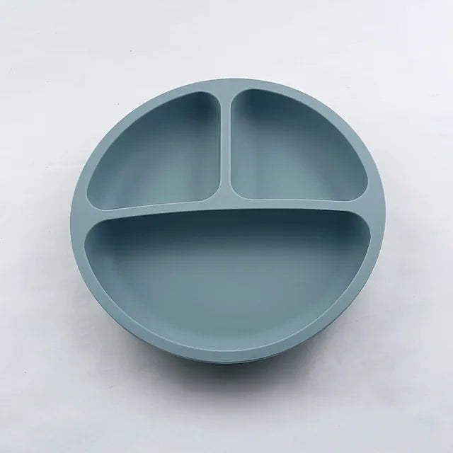 Silicone Suction Sectioned Dinner Plate