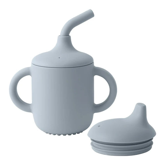 Two-Lid Silicone Infant Cup