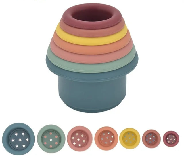 Silicone Stacking Cups