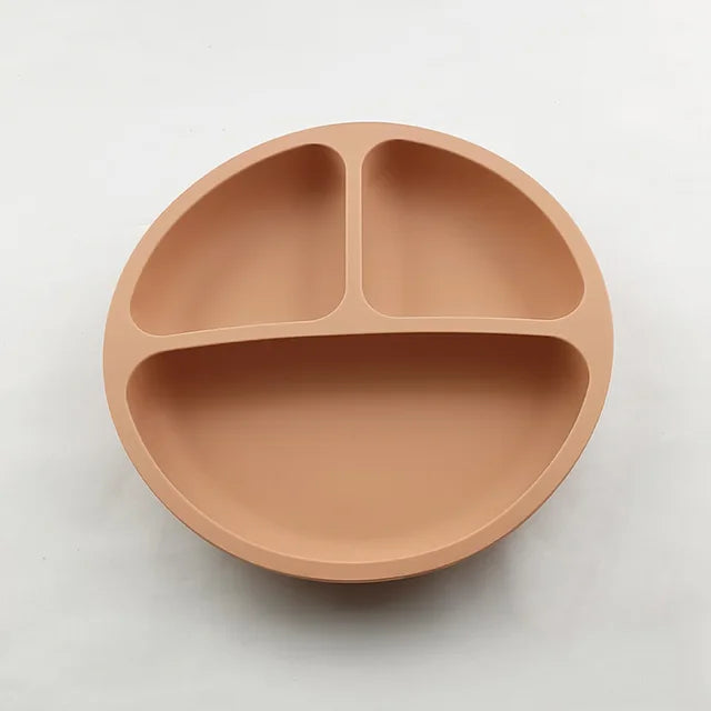 Silicone Suction Sectioned Dinner Plate