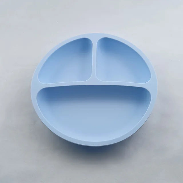 Silicone Suction Sectioned Dinner Plate
