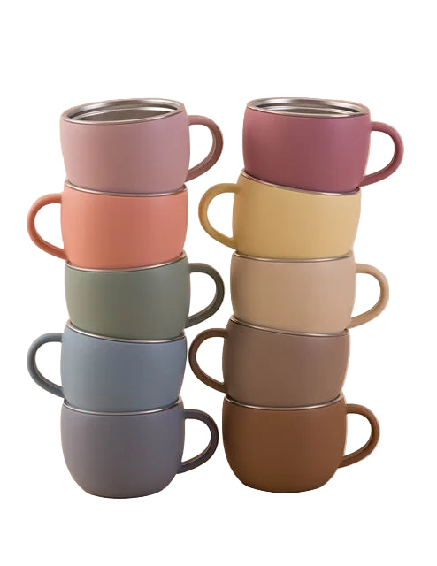Stainless Steel Mug with Detachable Silicone Sleeve