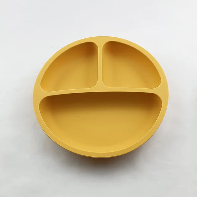 Silicone Suction Sectioned Dinner Plate