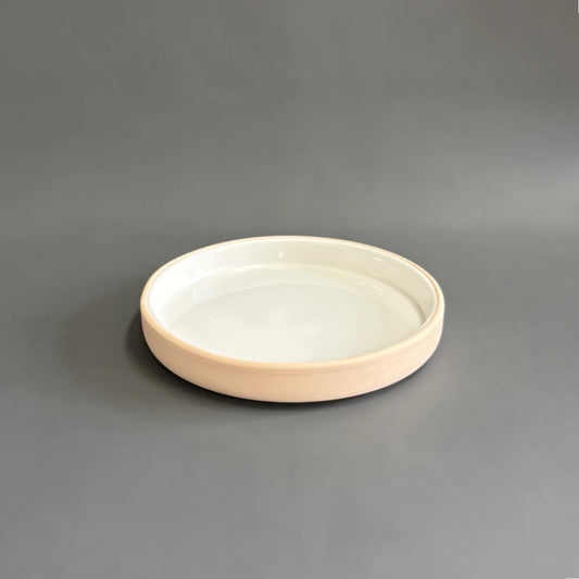Porcelain White Plate with Silicone Sleeve