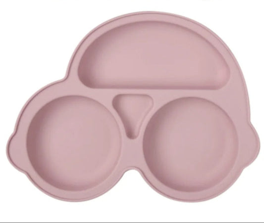 Silicone Car-Shaped Suction Dining Plate