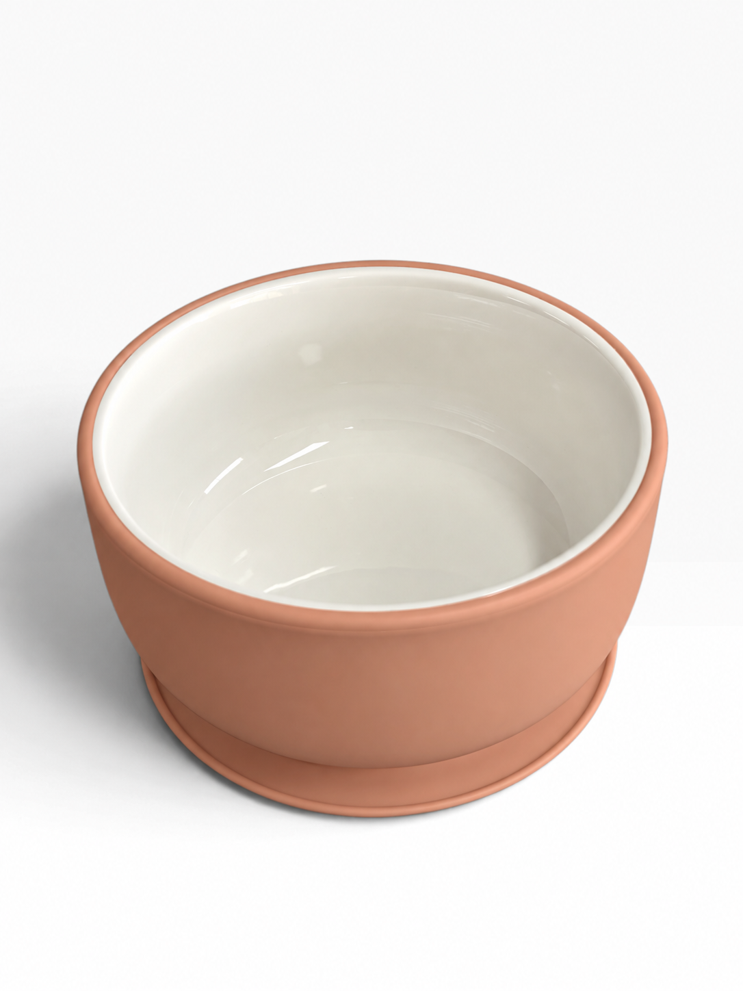 Porcelain Bowl With Suction Sleeve