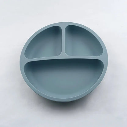 Silicone Suction Sectioned Dinner Plate