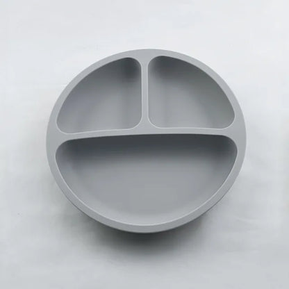 Silicone Suction Sectioned Dinner Plate