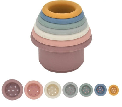 Silicone Stacking Cups