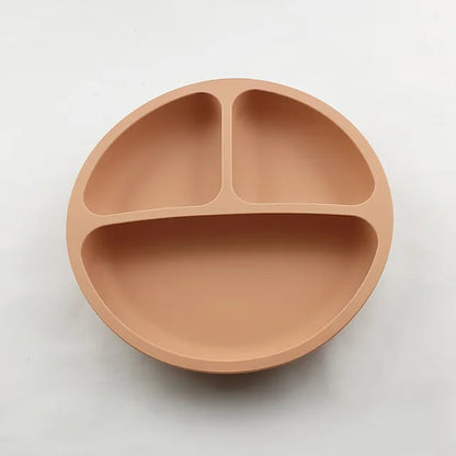 Silicone Suction Sectioned Dinner Plate