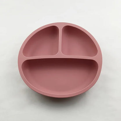 Silicone Suction Sectioned Dinner Plate