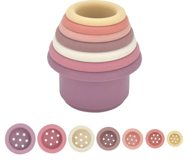 Silicone Stacking Cups