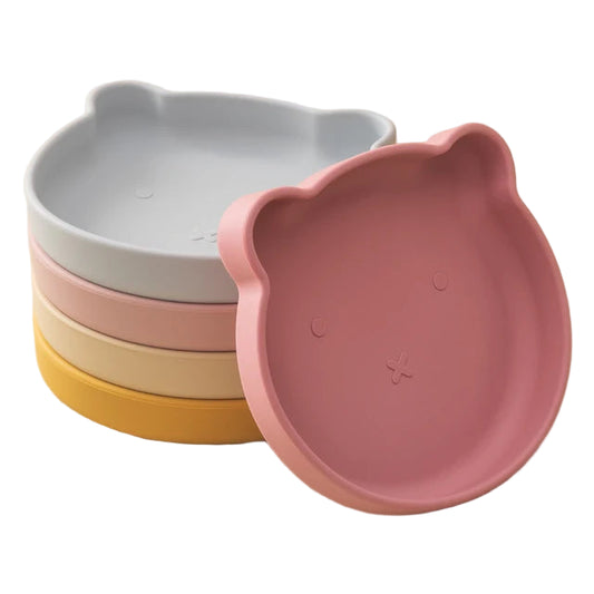 Silicone Suction Bear Dinner Plate