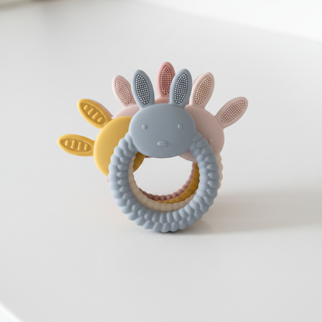 Silicone Bunny Teether
