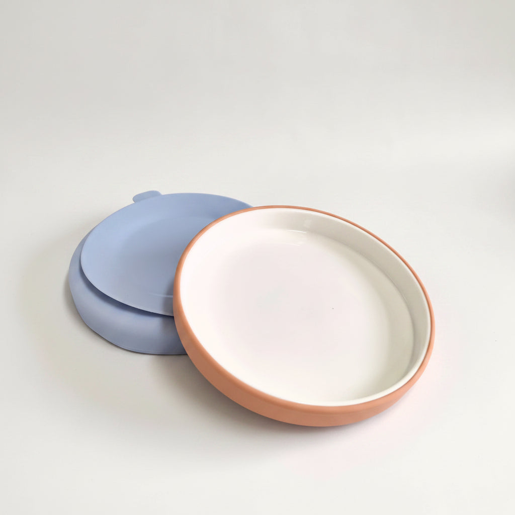 Porcelain Plate With Silicone Sleeve