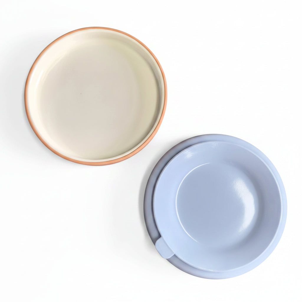 Porcelain Plate With Silicone Sleeve