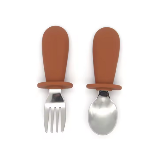 Stainless Steel and Silicone Cutlery