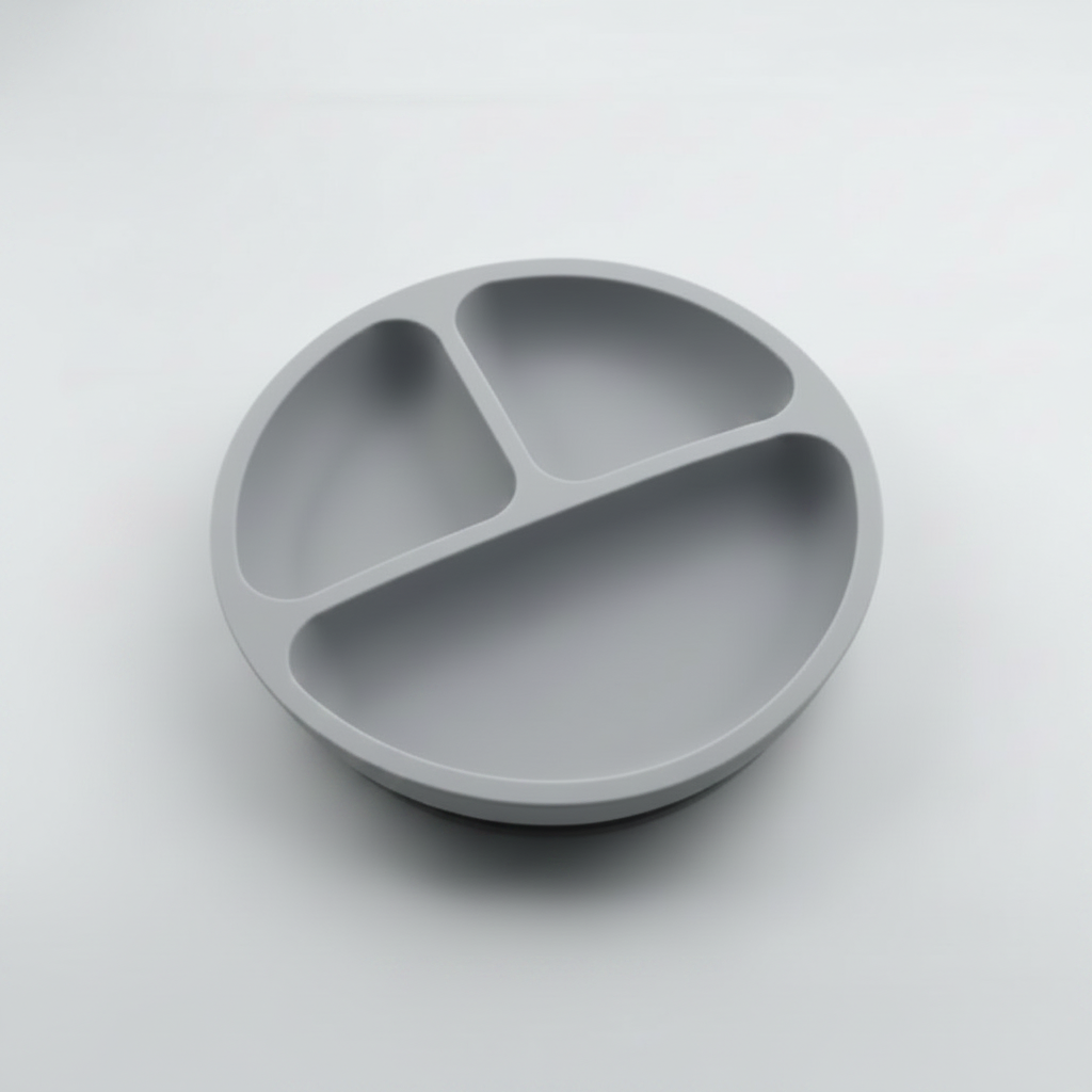 Silicone Plate with Divider