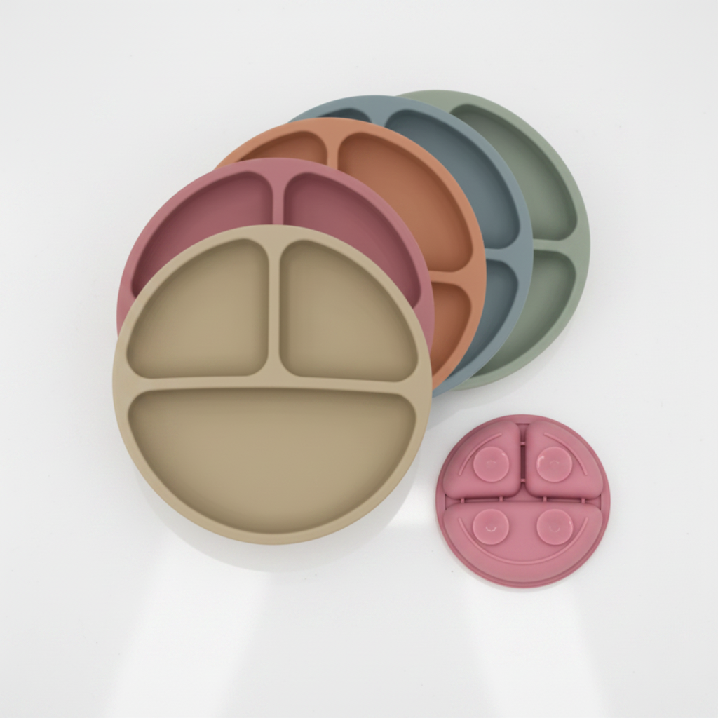 Silicone Plate with Divider