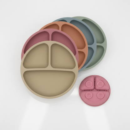 Silicone Plate with Divider