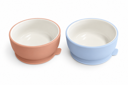 Porcelain Bowl With Suction Sleeve
