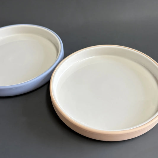 Porcelain White Plate with Silicone Sleeve