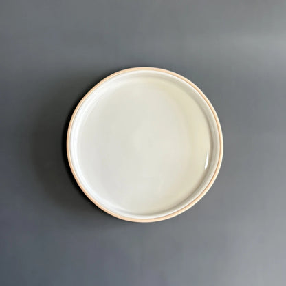 Porcelain White Plate with Silicone Sleeve