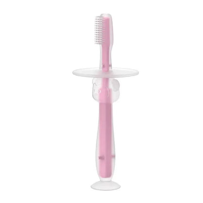 Soft Handle Flexible Silicone Baby Toothbrush