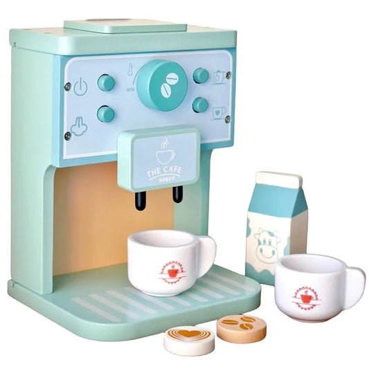 Wooden Coffee Machine Toy Set
