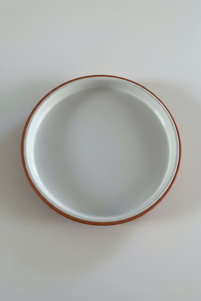 Porcelain Plate With Silicone Sleeve