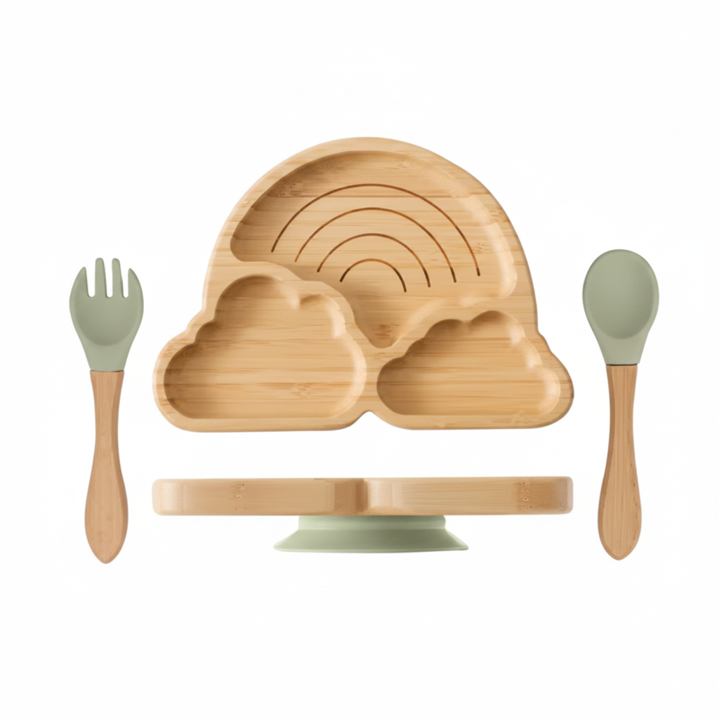 Bamboo Plate Set