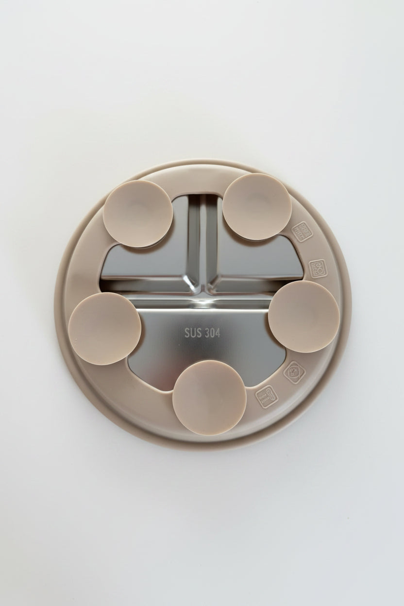 Stainless Steel Divider Plate with Silicone Sleeve
