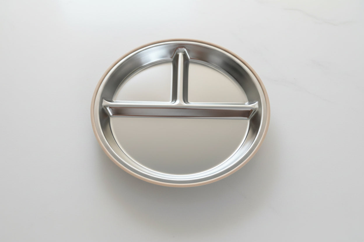 Stainless Steel Divider Plate with Silicone Sleeve