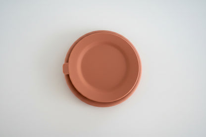 Stainless Steel Plate with Silicone Sleeve